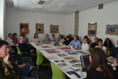 Participants at the Seminar: 'Arpilleras Dialogantes / Arpillera Conversations', Cambridge, May 2015